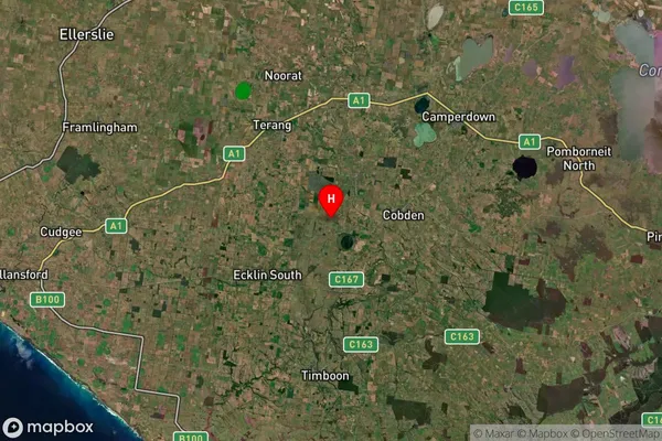 Elingamite North,Victoria Satellite Map