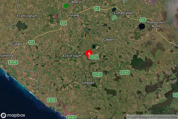 Glenfyne,Victoria Satellite Map