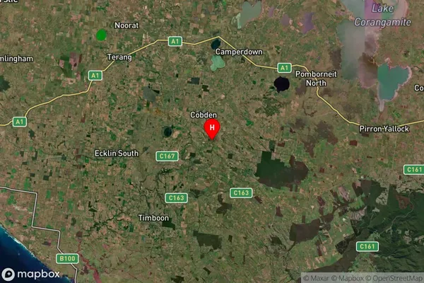 Jancourt,Victoria Satellite Map