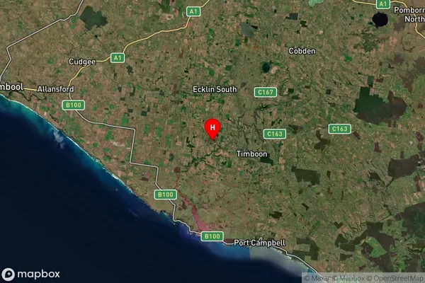 Brucknell,Victoria Satellite Map