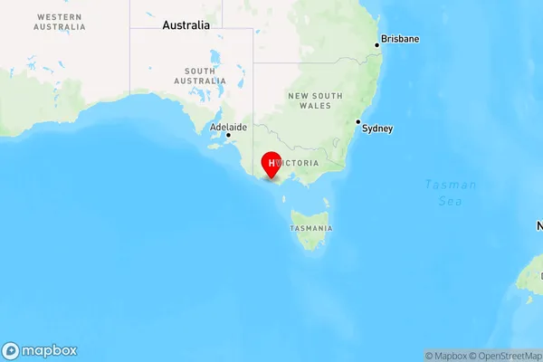 Nirranda,Victoria Region Map