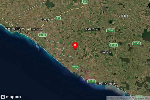 Nullawarre,Victoria Satellite Map