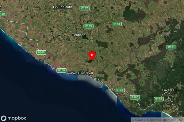 Waarre,Victoria Satellite Map