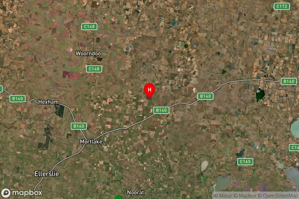 Dundonnell,Victoria Satellite Map