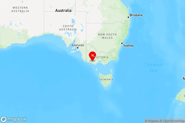 Mortlake,Victoria Region Map