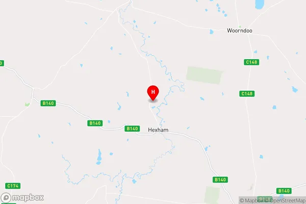 Hexham,Victoria Area Map