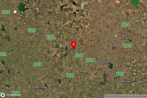 Caramut,Victoria Satellite Map