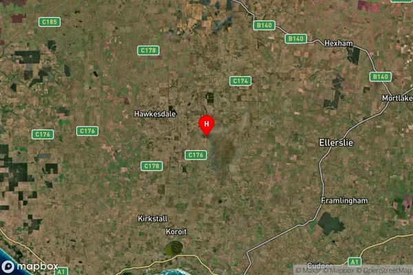 Woolsthorpe,Victoria Satellite Map