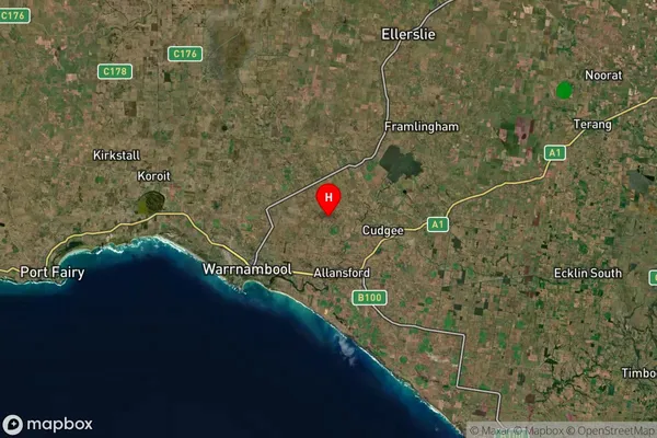 Wangoom,Victoria Satellite Map