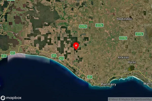 St Helens,Victoria Satellite Map