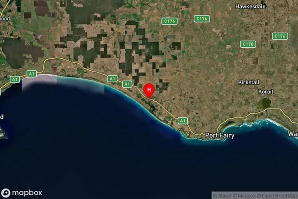 Yambuk,Victoria Satellite Map