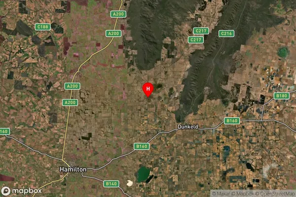 Karabeal,Victoria Satellite Map