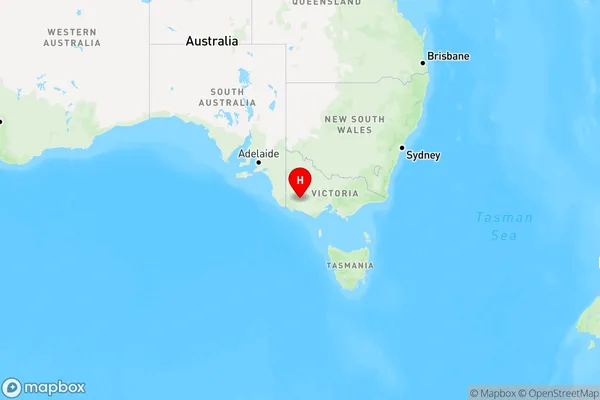 Karabeal,Victoria Region Map