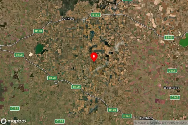 Woodhouse,Victoria Satellite Map