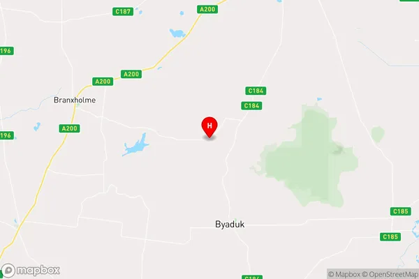 Byaduk North,Victoria Area Map