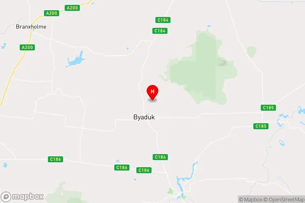 Byaduk,Victoria Area Map