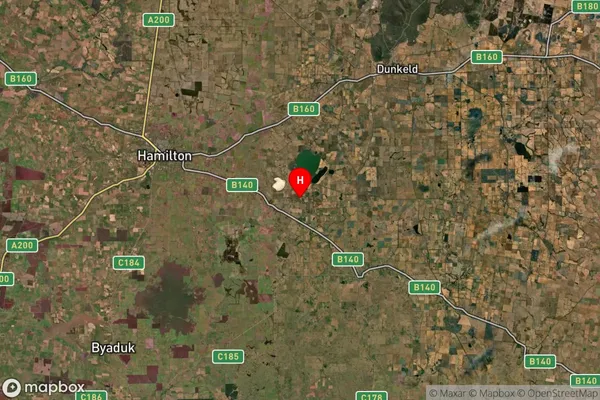 Croxton East,Victoria Satellite Map