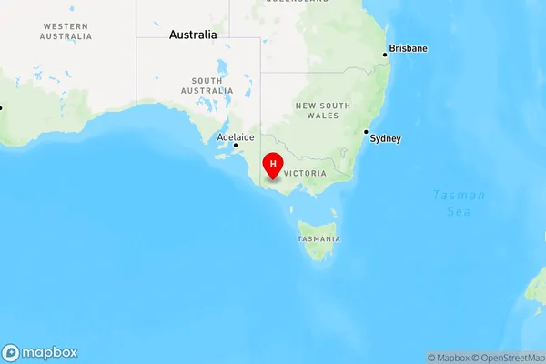 Croxton East,Victoria Region Map