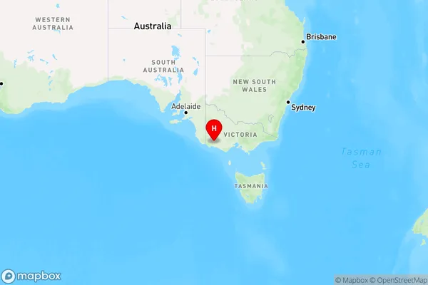 Mount Napier,Victoria Region Map