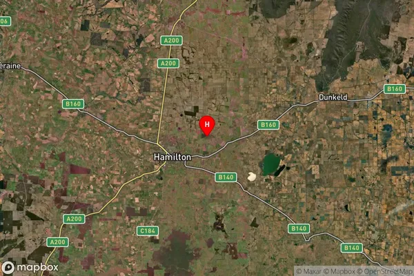 Strathkellar,Victoria Satellite Map