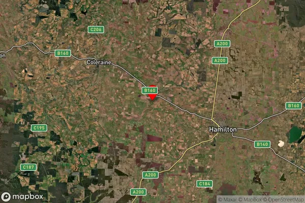 Wannon,Victoria Satellite Map