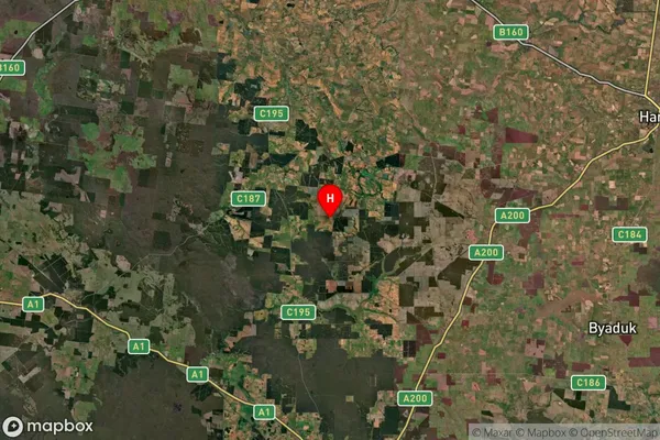 Grassdale,Victoria Satellite Map