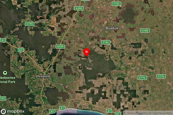 Lake Condah,Victoria Satellite Map