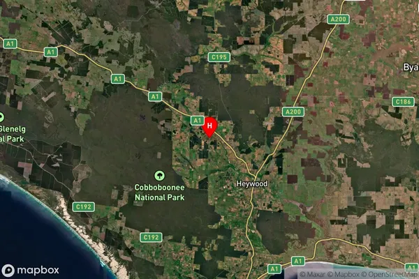 Drumborg,Victoria Satellite Map