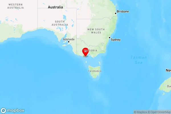 Wongarra,Victoria Region Map