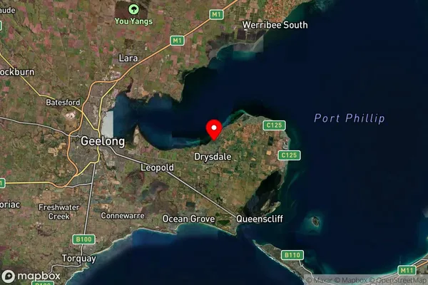 Clifton Springs,Victoria Satellite Map