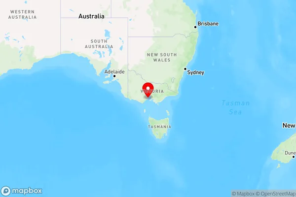 Clifton Springs,Victoria Region Map