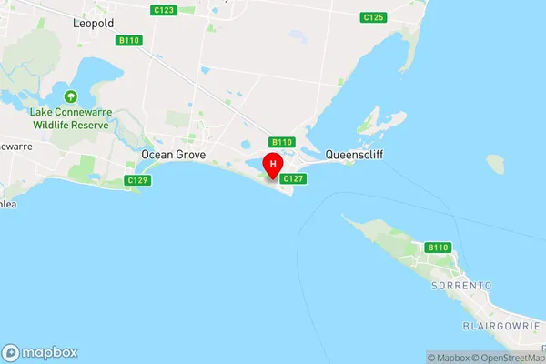 Point Lonsdale,Victoria Area Map