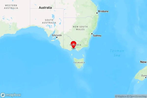 Point Lonsdale,Victoria Region Map