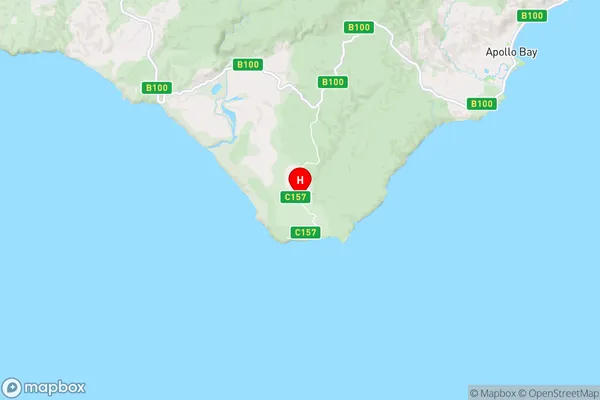 Cape Otway,Victoria Area Map