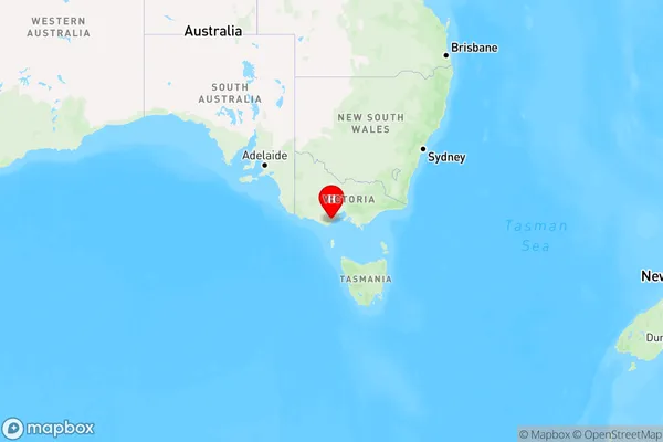 Benwerrin,Victoria Region Map