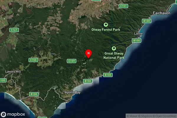 Mount Sabine,Victoria Satellite Map