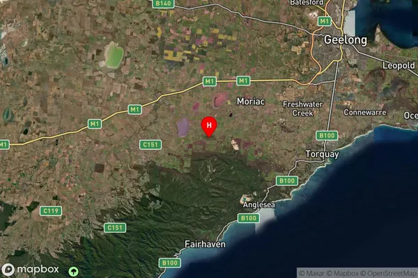 Gherang,Victoria Satellite Map