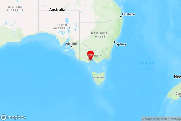 Mount Moriac,Victoria Region Map