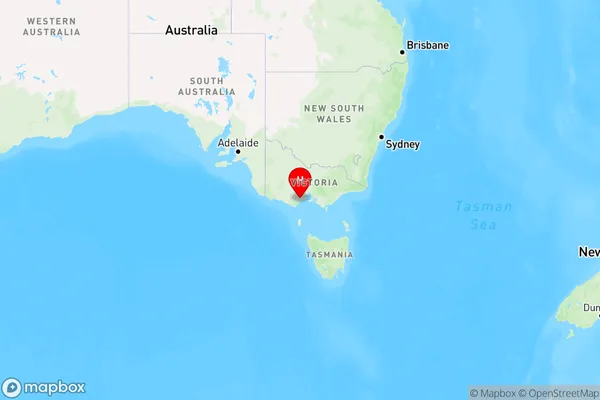 Wensleydale,Victoria Region Map