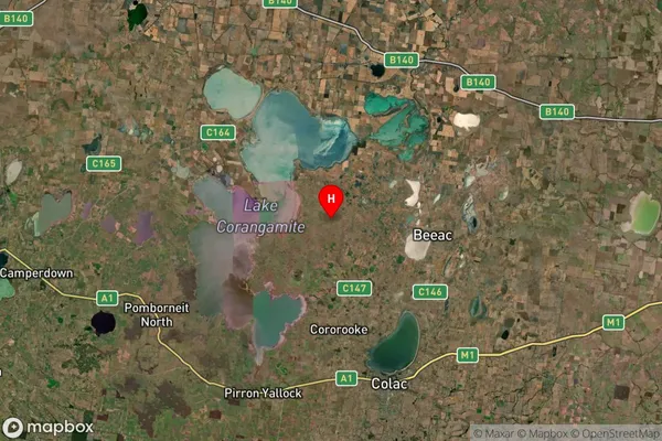 Dreeite,Victoria Satellite Map