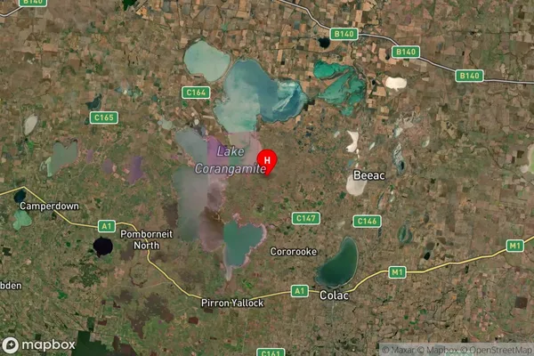 Dreeite South,Victoria Satellite Map