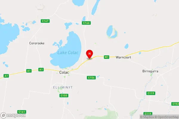 Irrewarra,Victoria Area Map