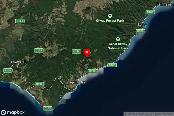 Tanybryn,Victoria Satellite Map