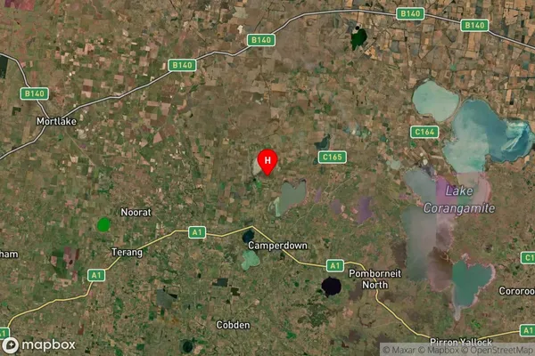 Bookaar,Victoria Satellite Map