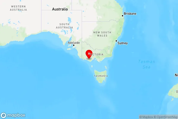 Bostocks Creek,Victoria Region Map