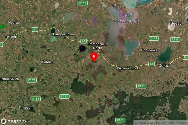 Stonyford,Victoria Satellite Map