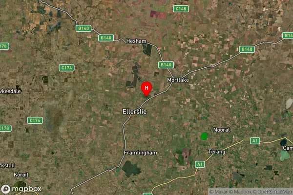 Ellerslie,Victoria Satellite Map