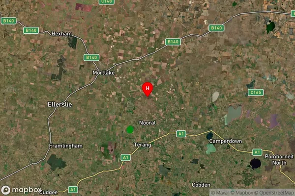 Kolora,Victoria Satellite Map