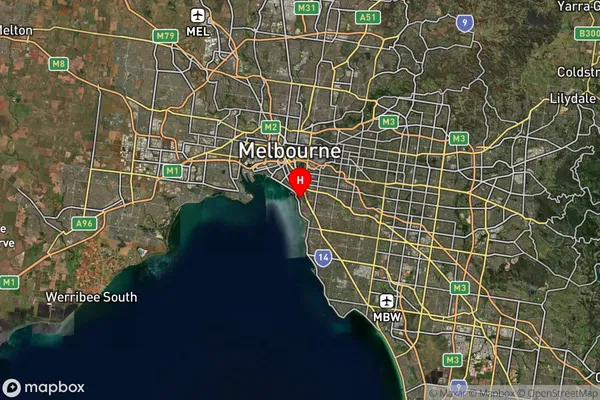 St Kilda South,Victoria Satellite Map