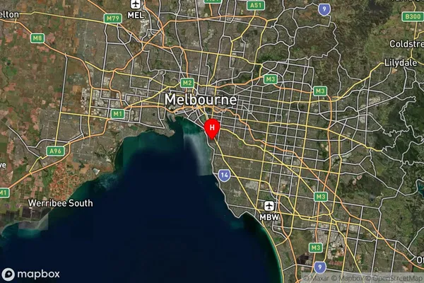 Elwood,Victoria Satellite Map